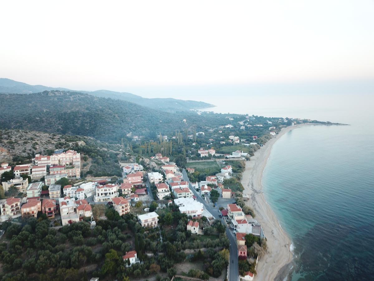 Sappho Plomari Aparthotel Bagian luar foto