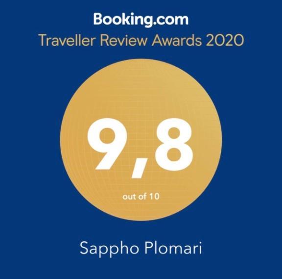 Sappho Plomari Aparthotel Bagian luar foto